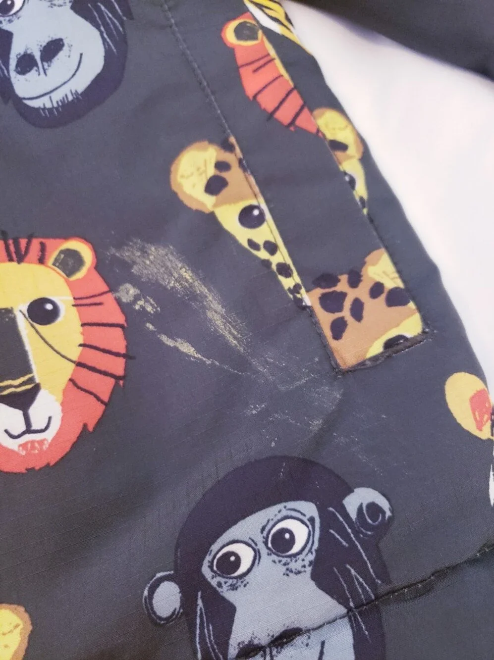 5T The Children's Place 3 In 1 Winter Jacket with Jungle Animal Print